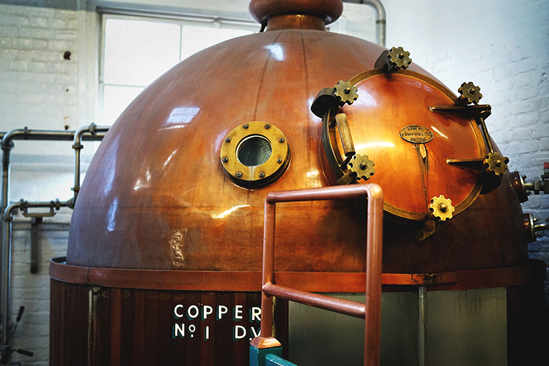Photo of Copper Vessel in Harvey's Brewery